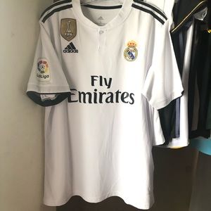 Men’s Real Madrid CF Home Jersey 2018/2019 #15 Valverde
